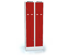 Cloakroom locker Z-shaped doors ALDOP 1920 x 700 x 500